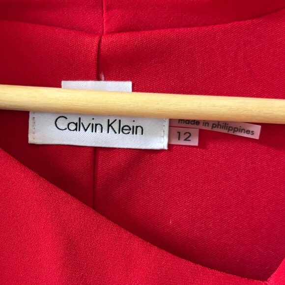 Calvin Klein Red Dress - Picture 5 of 5